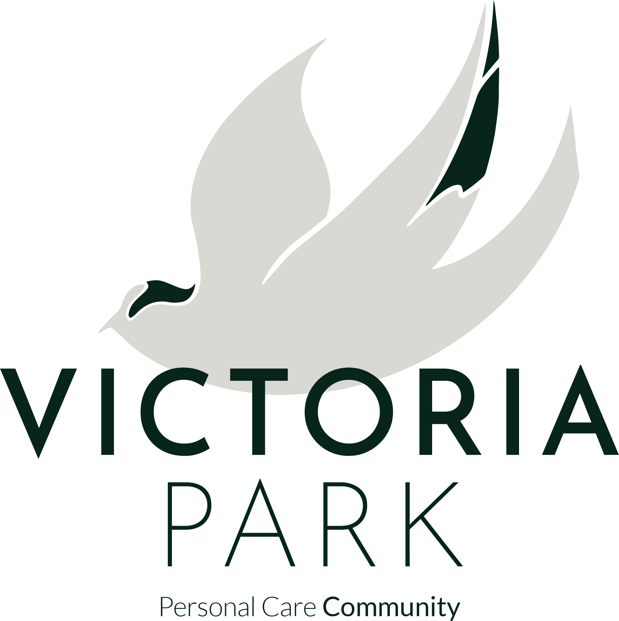 Victoria Park Personal Care Community logo with bird